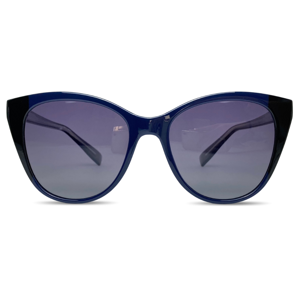 Óculos de Sol Feminino Gatinho Acetato UV400 Azul - CandStoreBR