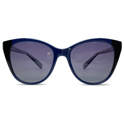 Óculos de Sol Feminino Gatinho Acetato UV400 Azul - CandStoreBR
