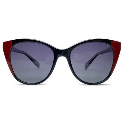 Óculos de Sol Feminino Gatinho Acetato UV400 Preto - CandStoreBR